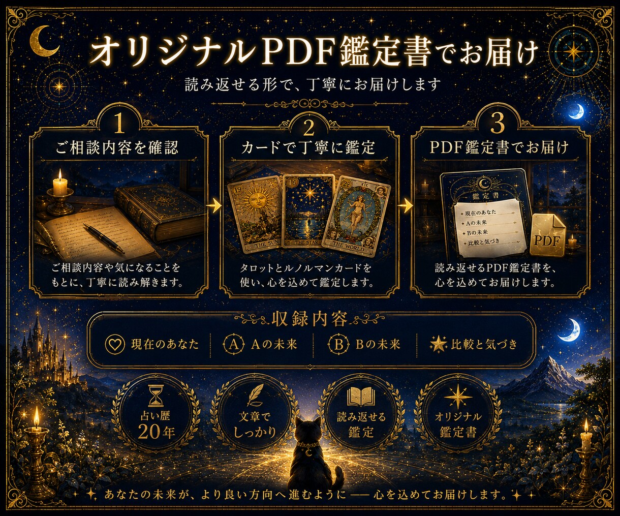 迷う二つの道、その先の未来を深く読み解きます もし、二つの未来が見えたなら？選ぶ前にAとBのその先を。 イメージ5