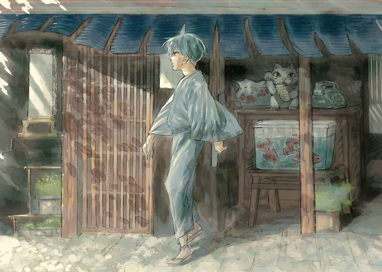 綺麗なイラスト、描きます 和風イラストに特化した、美しい絵を描かせてください イメージ9