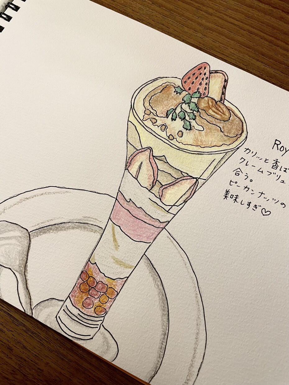 色鉛筆画　手描きのフードイラストを作成します 食べ物の写真をあたたかみのある手描きイラストにします。 イメージ6