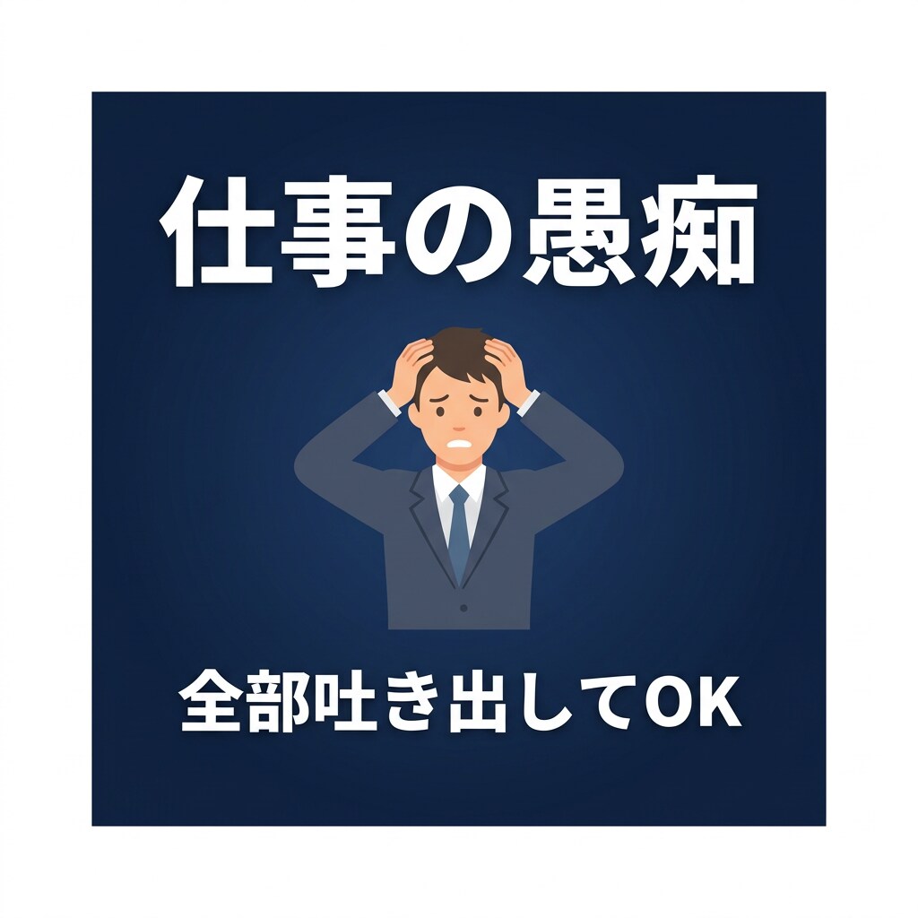 仕事の愚痴・ストレスを全部聞きますます 上司・残業・理不尽、全部吐き出してOK イメージ1