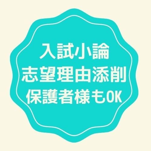 志望理由書・エントリーシート・小論文等の添削します 高校・大学入試（推薦・総合型選抜・AO対応）・新卒既卒就活 イメージ1