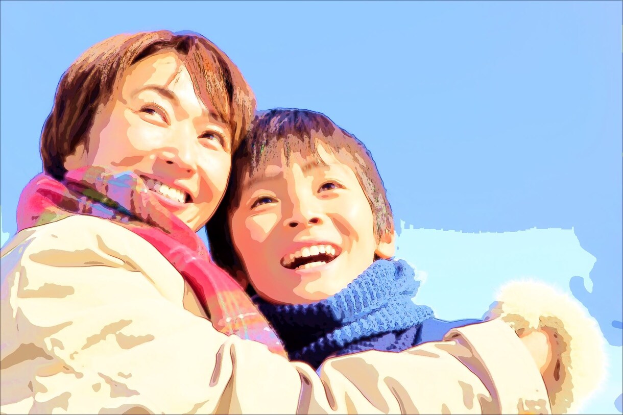 写真からリアルな水彩画風の似顔絵を描きます 額縁タイプも！格安で世界の有名絵画とのコラボも可能です！ イメージ3