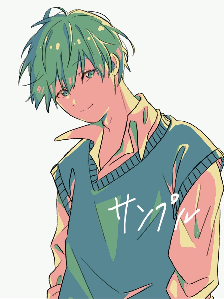 一枚絵！！魅力的なイラストお描きします オリジナルイラストやアイコンなど♪(´- `*) イメージ4