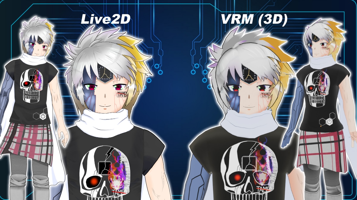 低価格Blender製VRM Vtuber作ります テンプレ感のないオリジナルの3Dモデルをお手軽価格で！ イメージ2