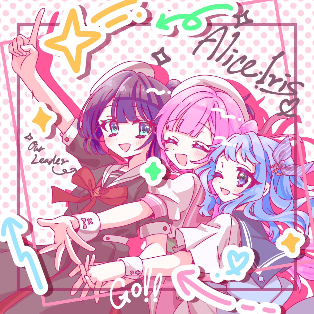 最短3日！二人以上の女の子イラストを描きます キラキラした可愛いイラストを素早く納品 イメージ5