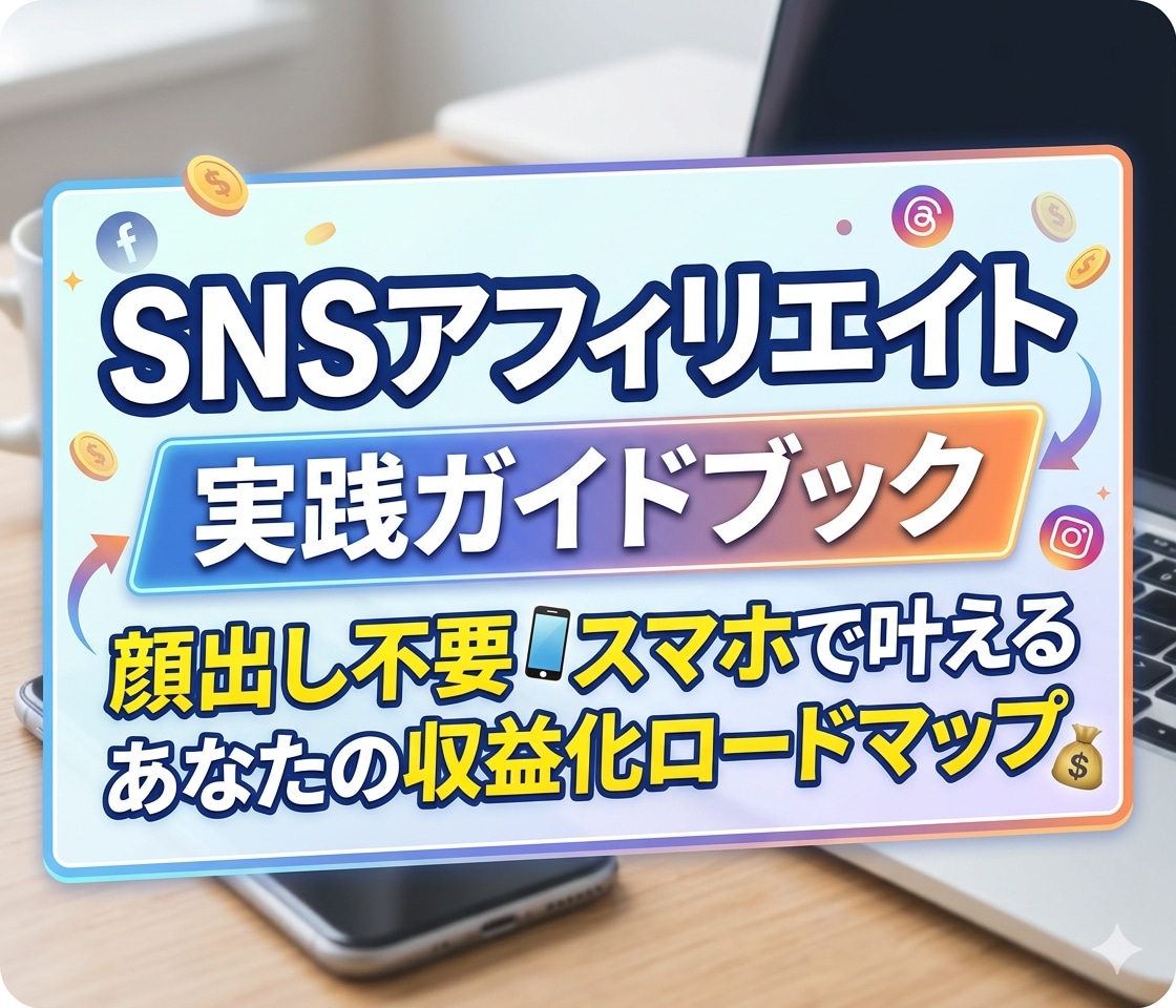 初心者向け｜SNS×アフィリエイトガイド提供します 顔出し不要/スマホ/収益化/副業/ブログ/アフィリエイト イメージ1
