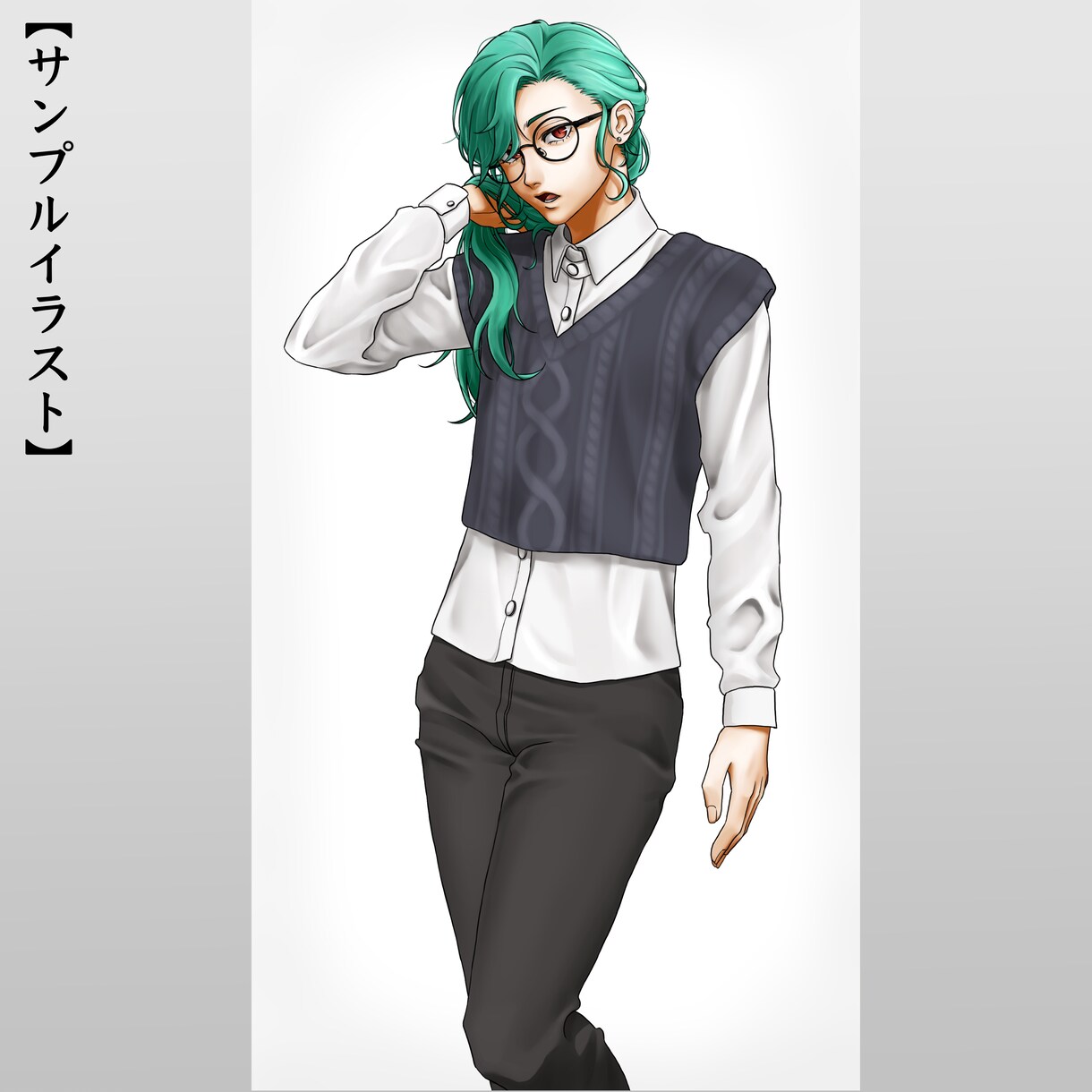 かっこいいキャラクターの立ち絵を描きます TRPGやゲーム等で使用できる立ち絵を描かせていただきます！ イメージ4