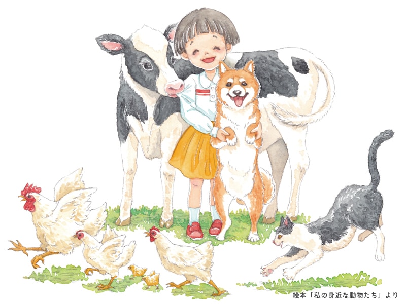 絵本調の柔らかく温かなイラストをご提供いたします 商用向け！イベントポスターや広告など物語性を演出したい場面に イメージ2