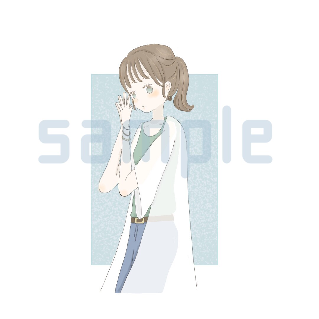 ほんわか可愛いイラストをお届けします SNSのアイコンや挿絵に！細かい要望も承ります( ¨̮ ) イメージ3