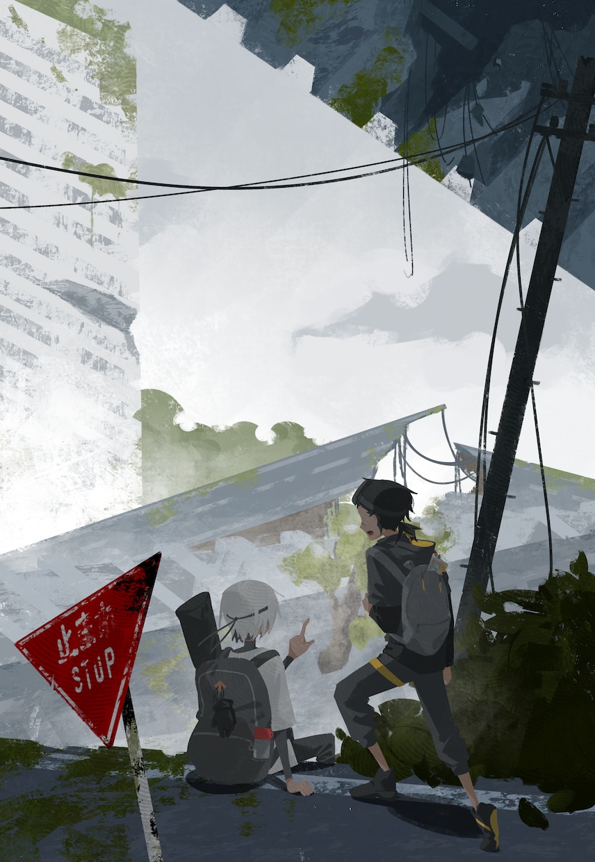 背景イラストを制作します ポストアポカリプス系の背景イラストを得意とします イメージ1