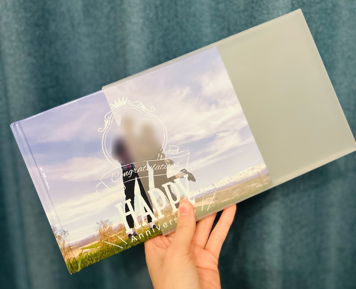 製本してお届け★ご希望通りの記念アルバム制作します 素材写真だけでイメージ通りに制作／1冊分の製本代・送料込 イメージ3