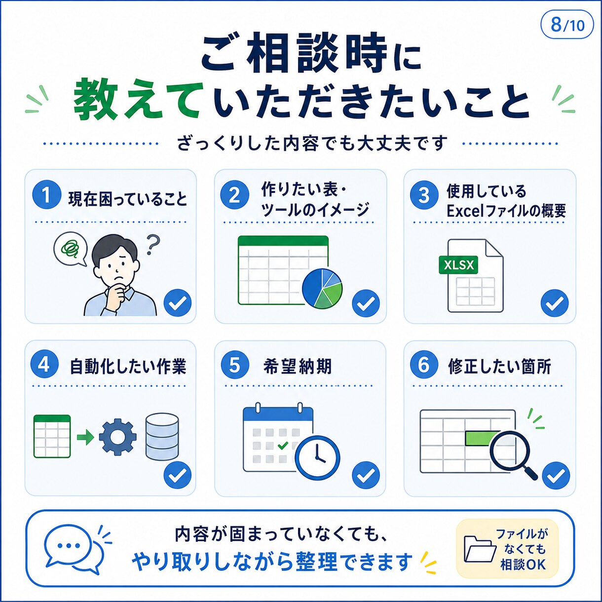 Excelの集計・表作成を改善します 面倒なExcel作業を使いやすく整えます イメージ8