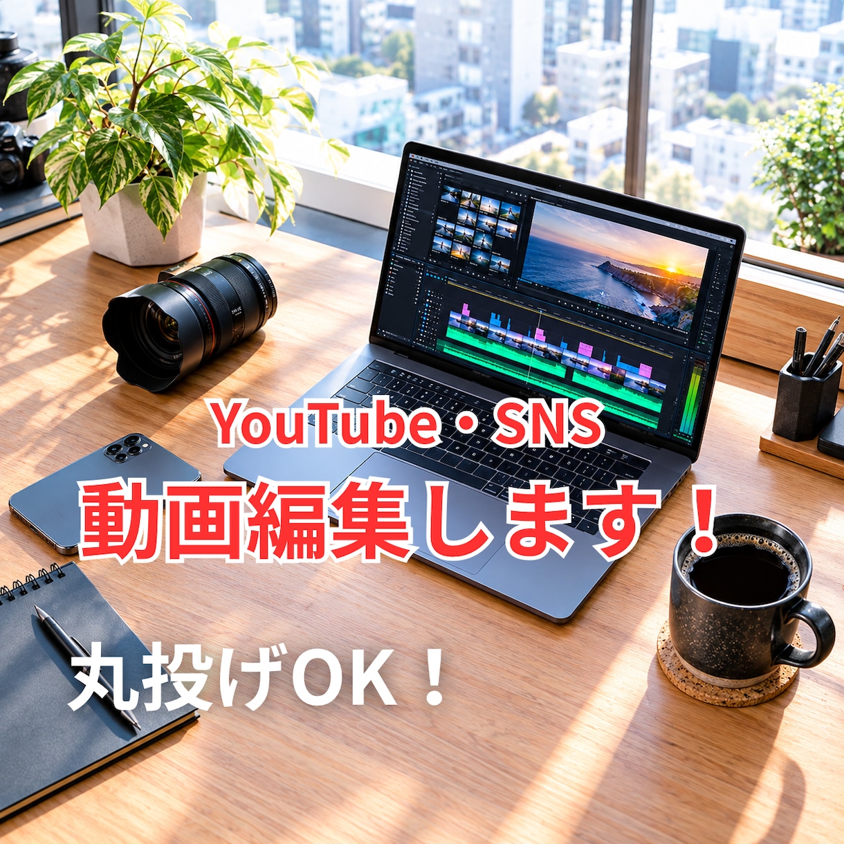 YouTubeやSNSの動画編集を代行します 初心者歓迎】カットからテロップ、効果音まで丁寧に入れます イメージ1
