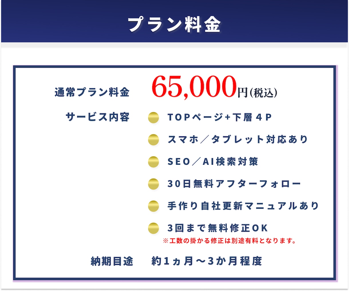 集客に強い！SEO・AI検索対応HP制作します 文章丸投げOK！更新が簡単。初心者も安心の操作マニュアル付き イメージ5