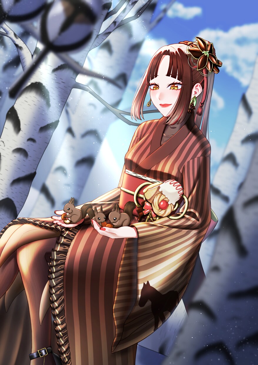 キャラ＋背景を含む完成イラストを作成します 多様なクリエイターの中からあなたのお気に入りがきっと見つかる イメージ7