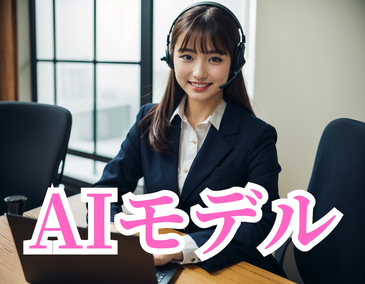 HPやSNS向けにAIモデル画像作成します スタジオもカメラマンもいらないモデル生成！ イメージ1
