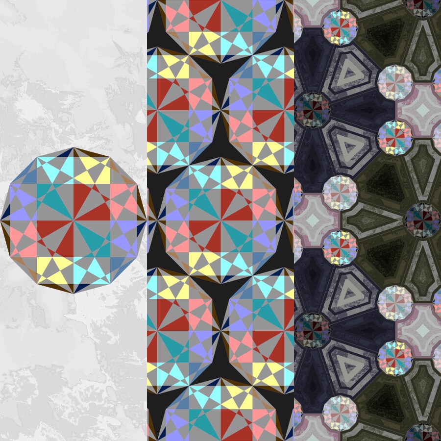 幾何学模様を使ったデザイン画像を制作します ◆◆◆あなただけのオリジナルデザインを形にします◆◆◆ イメージ5