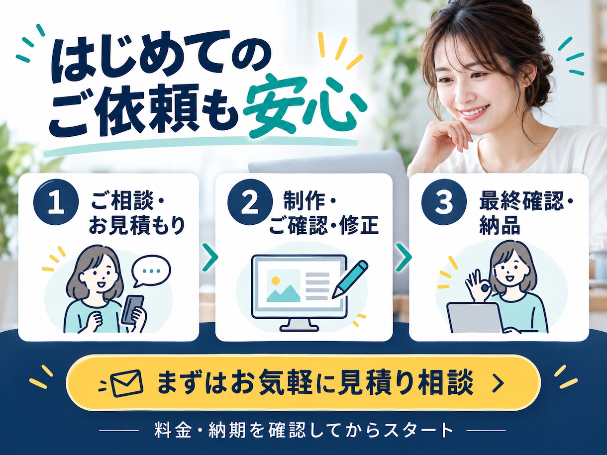 ホームページ・LPを丁寧にコーディングします スマホ対応・細かな調整も丁寧に。小さなご依頼も歓迎 イメージ3