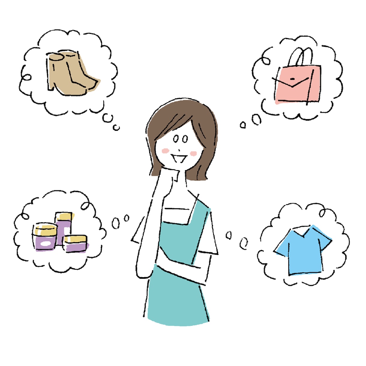 シンプルでラフなイラストを制作します 主張しすぎない、でもあると雰囲気がグッとアップするイラスト イメージ8