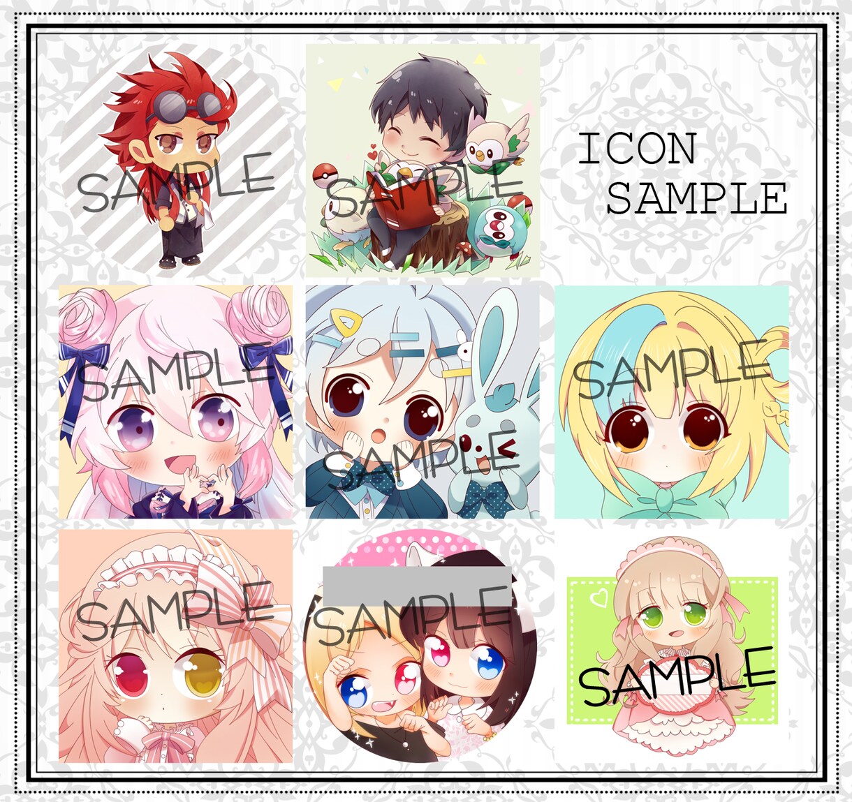 SDアイコン/イラスト作成します ディフォルメイラスト制作（グッズ絵歓迎）致します! イメージ8