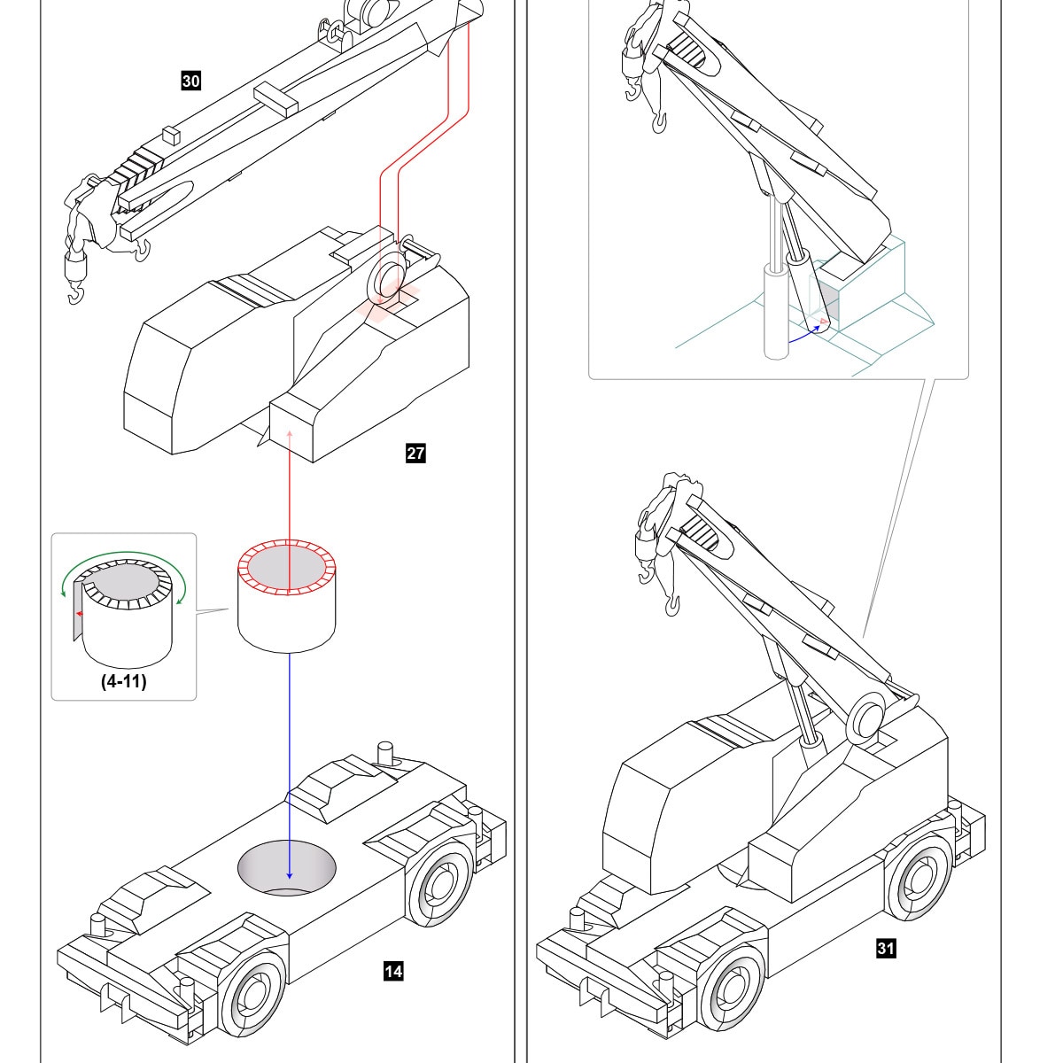 テクニカルイラスト制作します 説明用の線画を、仕様変更にも対応できるaiデータで作成します イメージ1