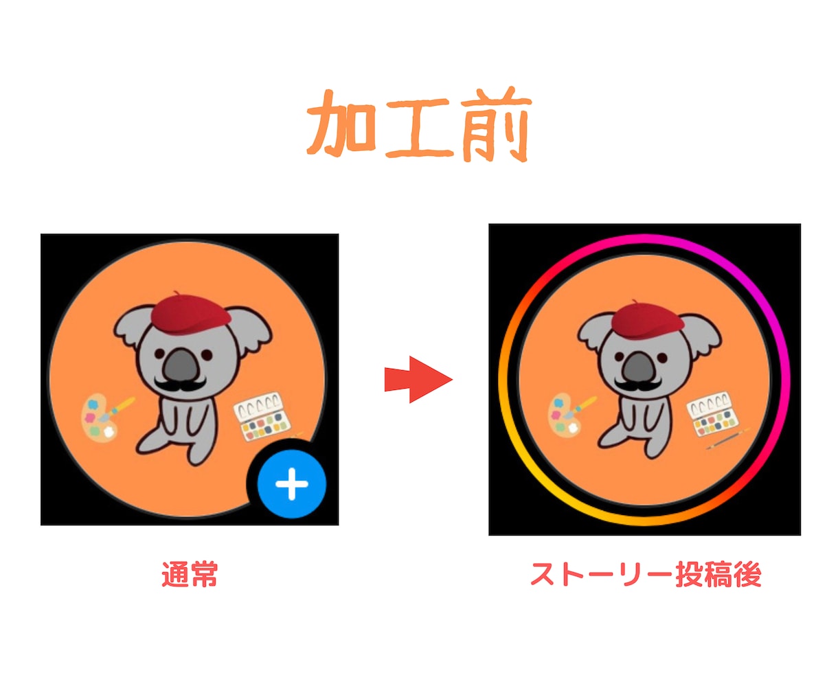 インスタプロフィール写真をオシャレにします まだあの有名インスタグラマーもやっていない！？ イメージ2