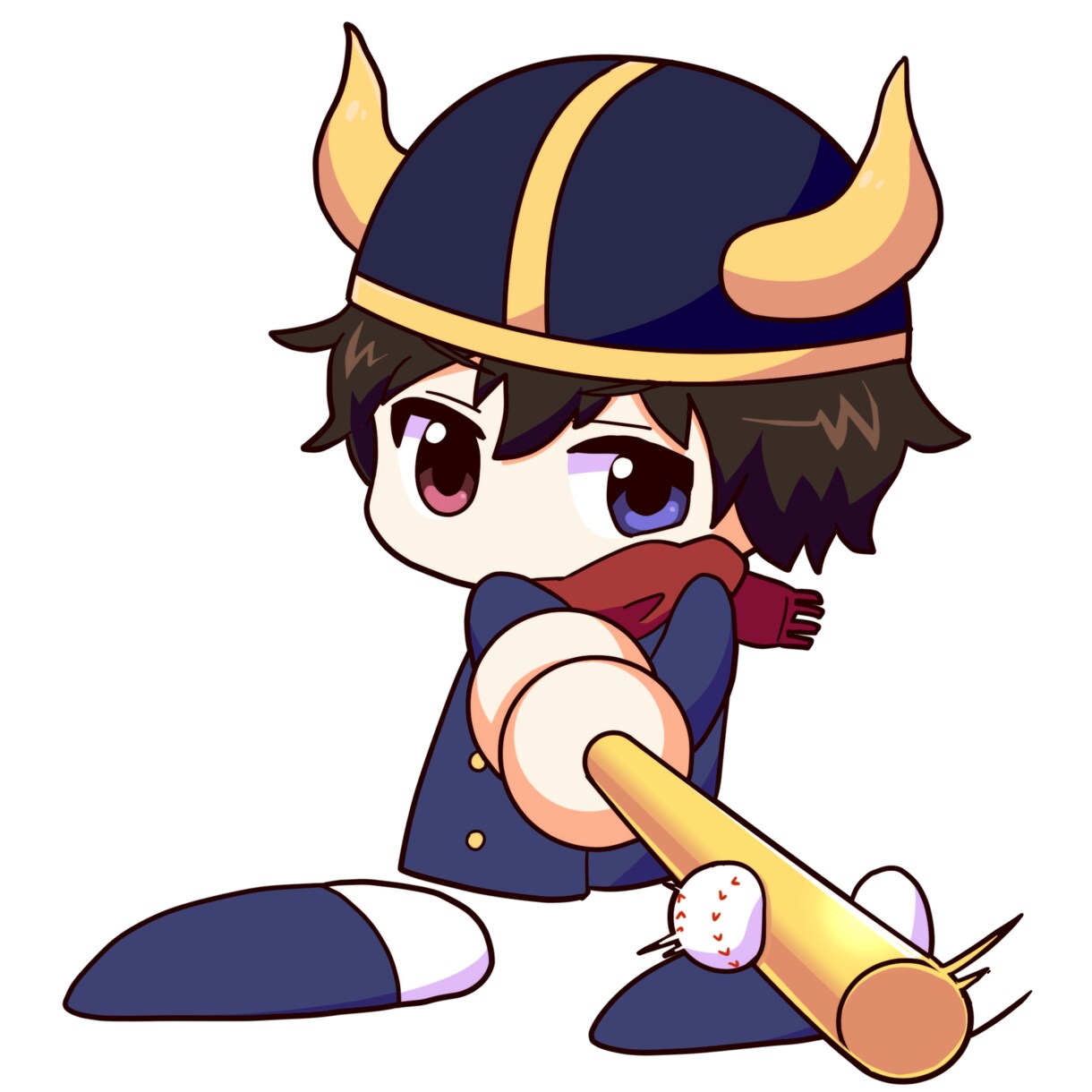 パワ体、パワプロ風のキャラクターイラスト描きます 動画やサムネイルにも使えるパワプロ風イラストお描きします！ イメージ4