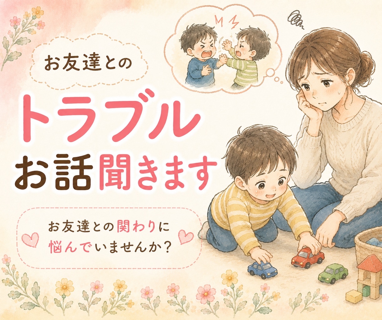 自閉症・知的障害育児の不安やお悩み聞きます 経験者だからこそ共感できることがあります イメージ4