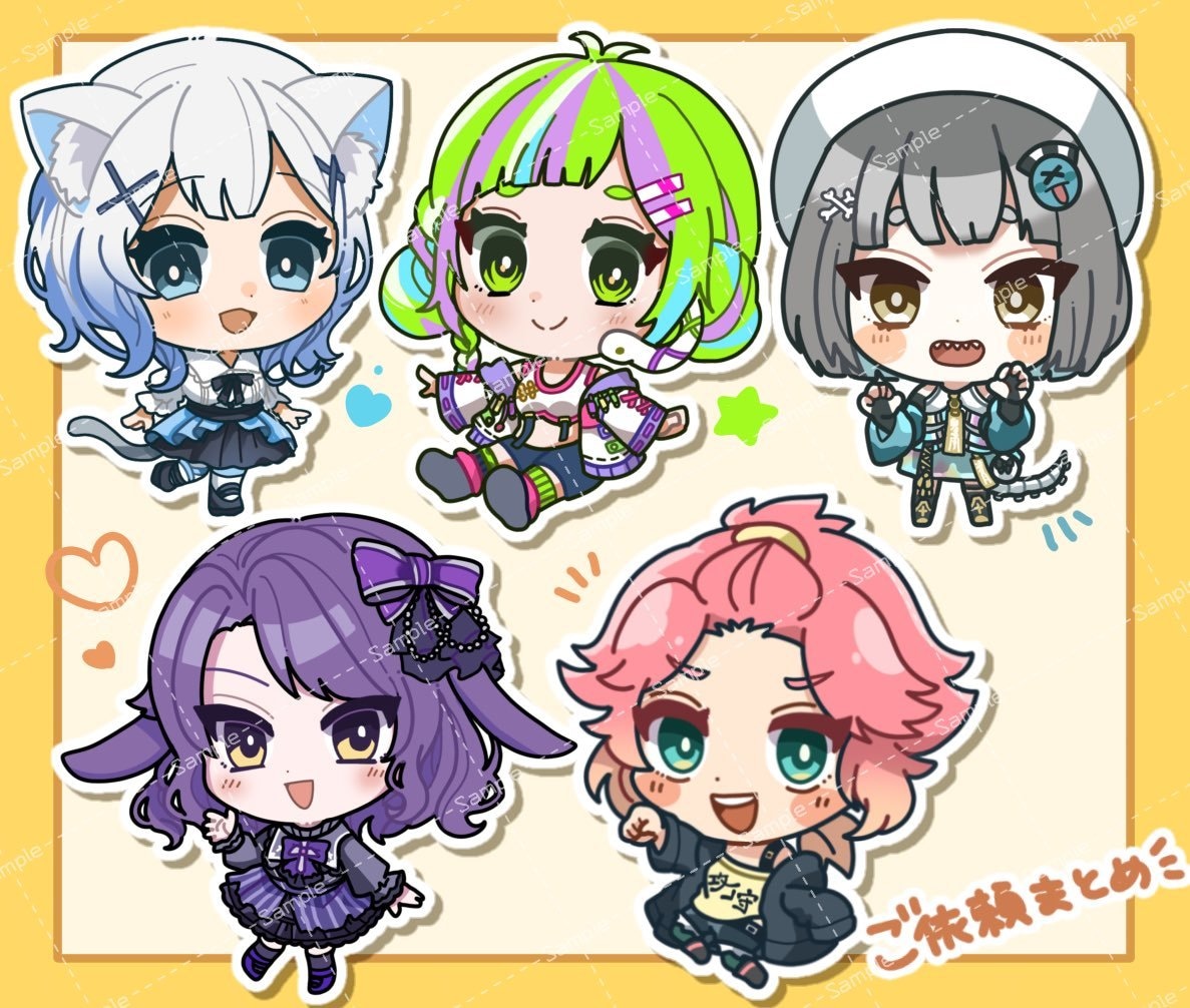 丸くてかわいい✨デフォルメキャラ制作します 丸っこくて暖かみのあるミニキャライラストを制作します！ イメージ3