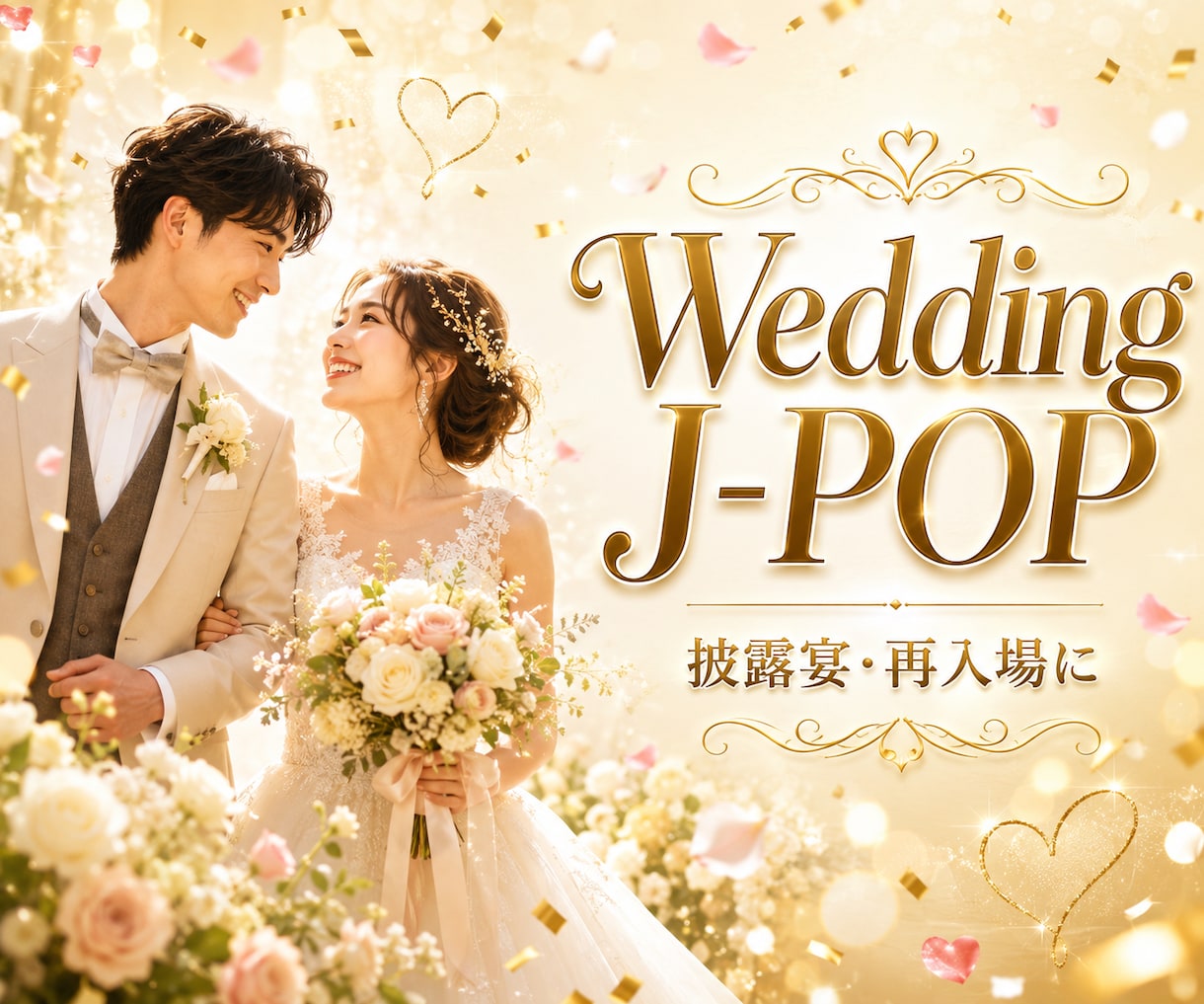 結婚式用のオリジナルソングをお作りします 著作権フリーのオリジナル結婚式ソングをお作りします。 イメージ4