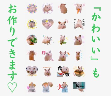 リリース特別価格！写真でLINEスタンプ作ります ★限定3名様3,000円！何度でも修正無料！丸投げOK！★ イメージ2