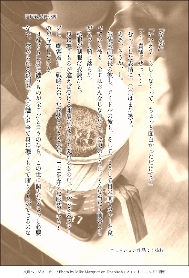 2月中特別価格！お好みの小説書きます 「こんな小説が読みたいな」を形にします イメージ3