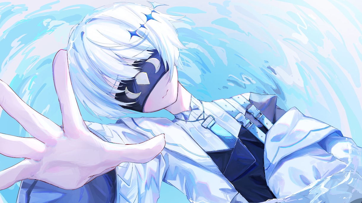 キラキラ可愛いイラストお届けします アイコン、立ち絵、1枚絵などお描きします◎ イメージ3