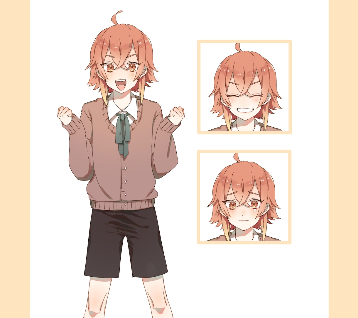 動画やTRPGに！立ち絵のイラスト描きます キャラクターデザインも承ります。表情差分大歓迎です！ イメージ2