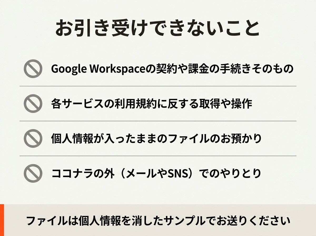 Googleスプレッドシートの困りごと解決します Gmail・フォーム・GASまで。実務5年がお答えします イメージ7