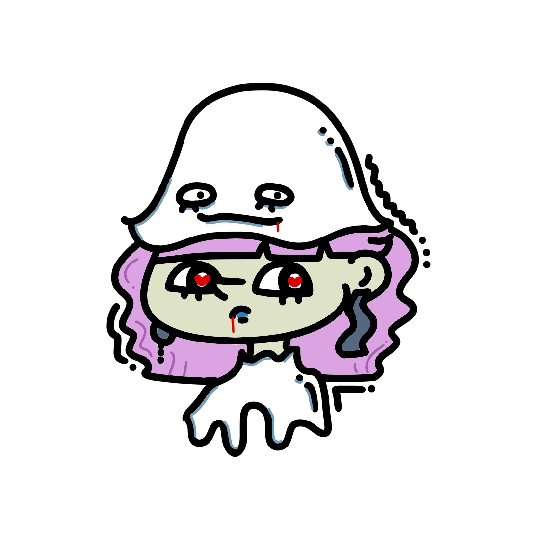 レトロポップな可愛い似顔絵描きます アイコン、Tシャツデザインなどに使ってください！ イメージ2