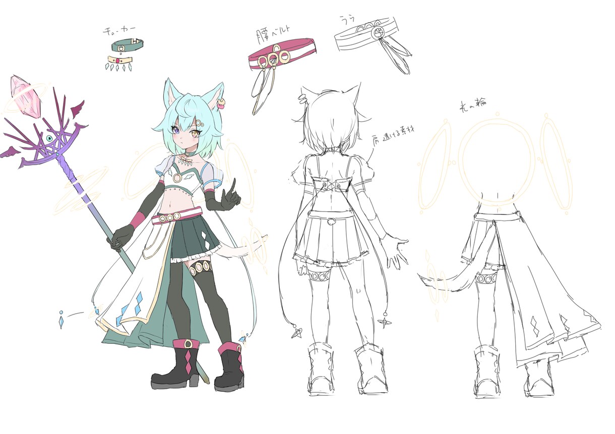 イラスト制作いたします アイコン・立ち絵・一枚絵・キャラデザなど イメージ5