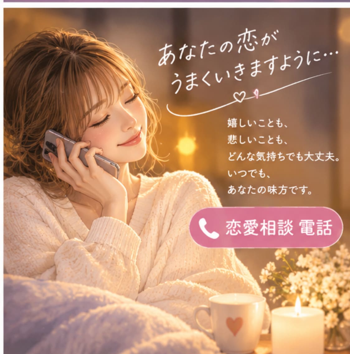 あなたの不安が安心へ変わるように全力でよりそいます ♡いらっしゃいませ、あなたの心が安心する、ホッとできる場所♡ イメージ1