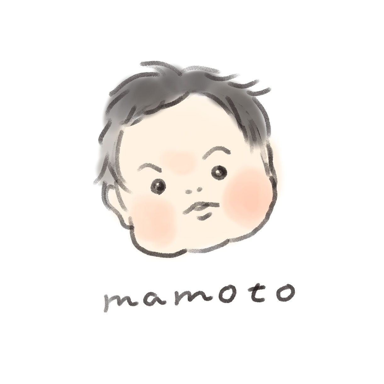 SNS・記念日に♡赤ちゃんイラスト制作します ほっこり癒される、ゆるふわタッチでお描きします。 イメージ1