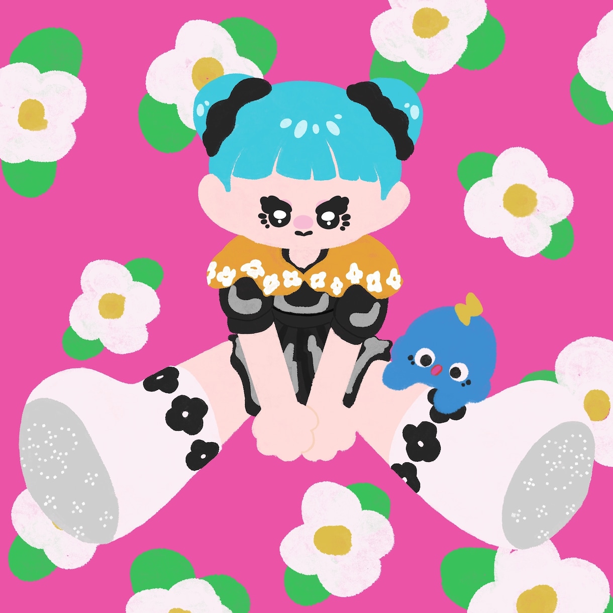 ポップでかわいいアイコン作成いたします 人物または動物のイラストです。 イメージ1