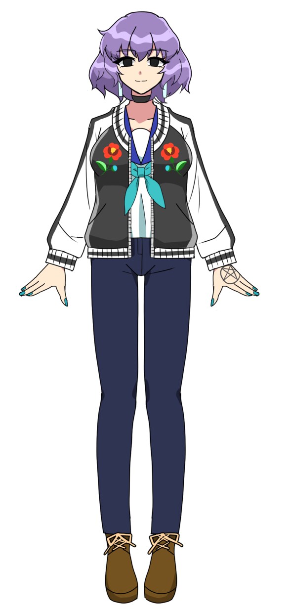 オリジナルキャラクター立ち絵描きます ビビットなアニメ塗りのキャラ立ち絵を描きます イメージ4