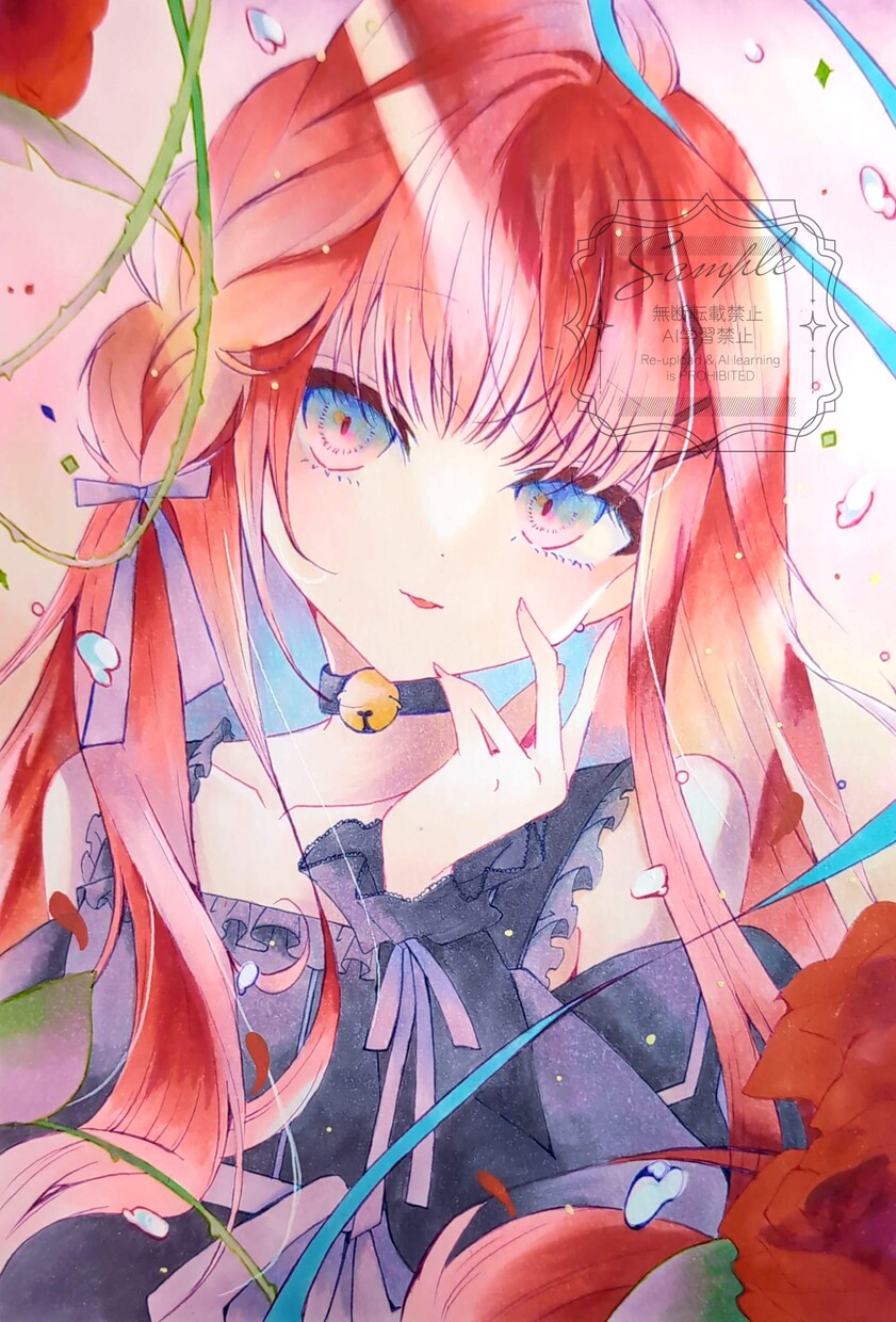 アナログイラスト描きます アナログイラストで可愛くメイクアップ！ イメージ1