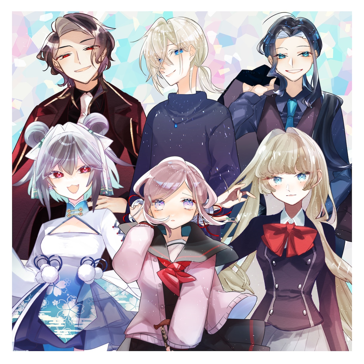 キャラクター立ち絵制作承ります ゲーム・動画等の立ち絵、SDイラスト、一枚絵を描きます イメージ4