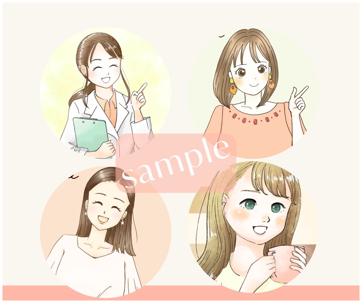 SNSやブログで大活躍！目を引くイラスト描きます 商用利用可☆他アカウントと差別化！ふんわり繊細なアイコンです イメージ7