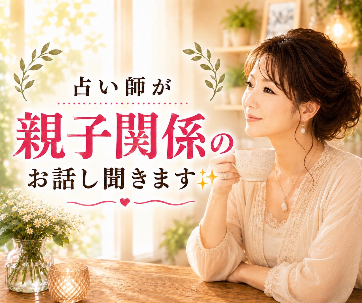 占いなし⭐︎親子関係のお悩みお聞きします 毒親・子育て・過干渉・反抗期・確執・トラウマ・依存・絶縁 イメージ1