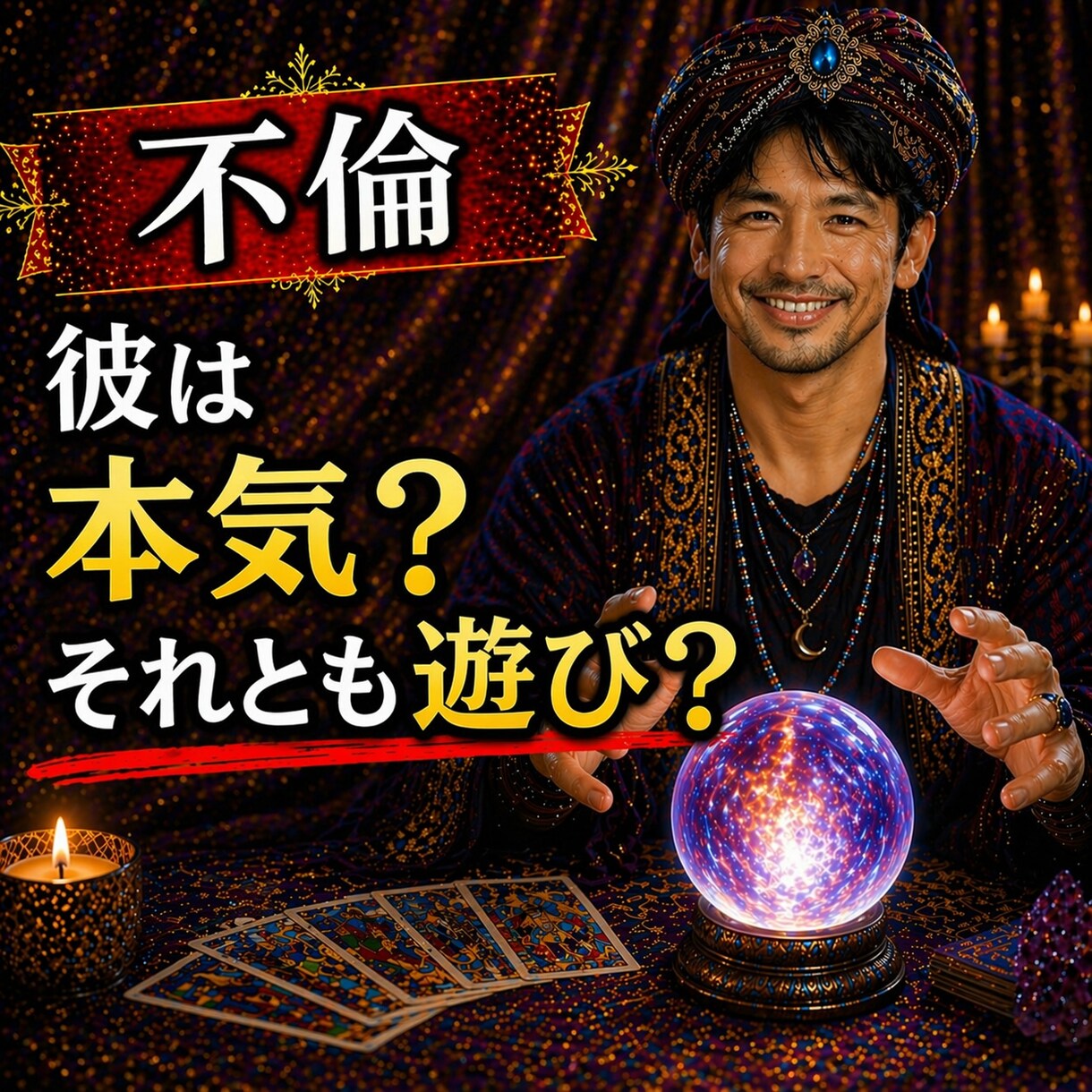 彼は本気？それとも遊び？本音を視ます 優しい言葉の裏にある、本当の気持ちを見抜きます イメージ1