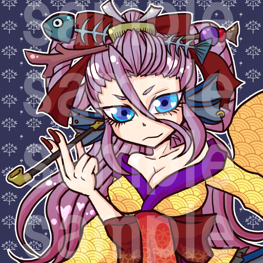 SNS用イラストアイコン描きます ポップとダークなデフォルメアイコン イメージ1