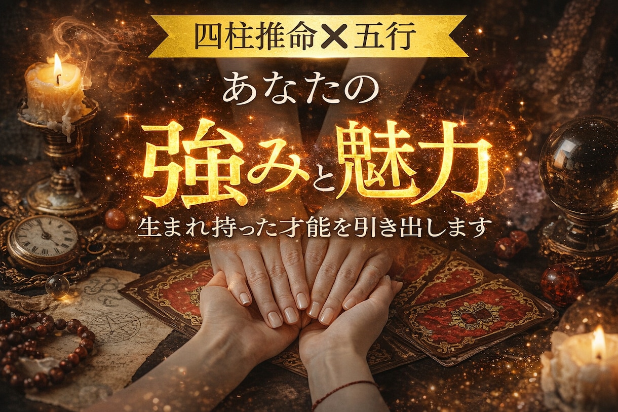 五行診断で、あなたの人生の方向を示します あなたの強みと未来が見える“本格的な気の処方箋” イメージ1