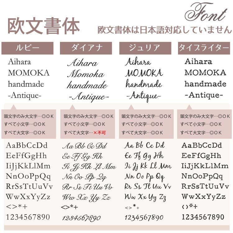 おしゃれな住所印・ショップスタンプお作りします サロンやハンドメイド品の発送・封筒用に♪選べるデザイン18種 イメージ4