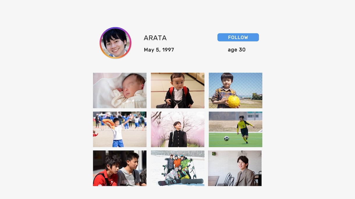インスタ風のおしゃれなプロフィールムービー作ります BGM変更・ISUM申請可｜DVD/BD・お急ぎ納品対応 イメージ4